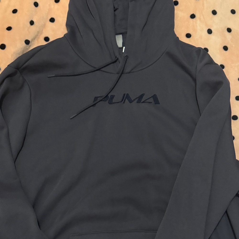 PUMA Men's Dark Gray Hoodie